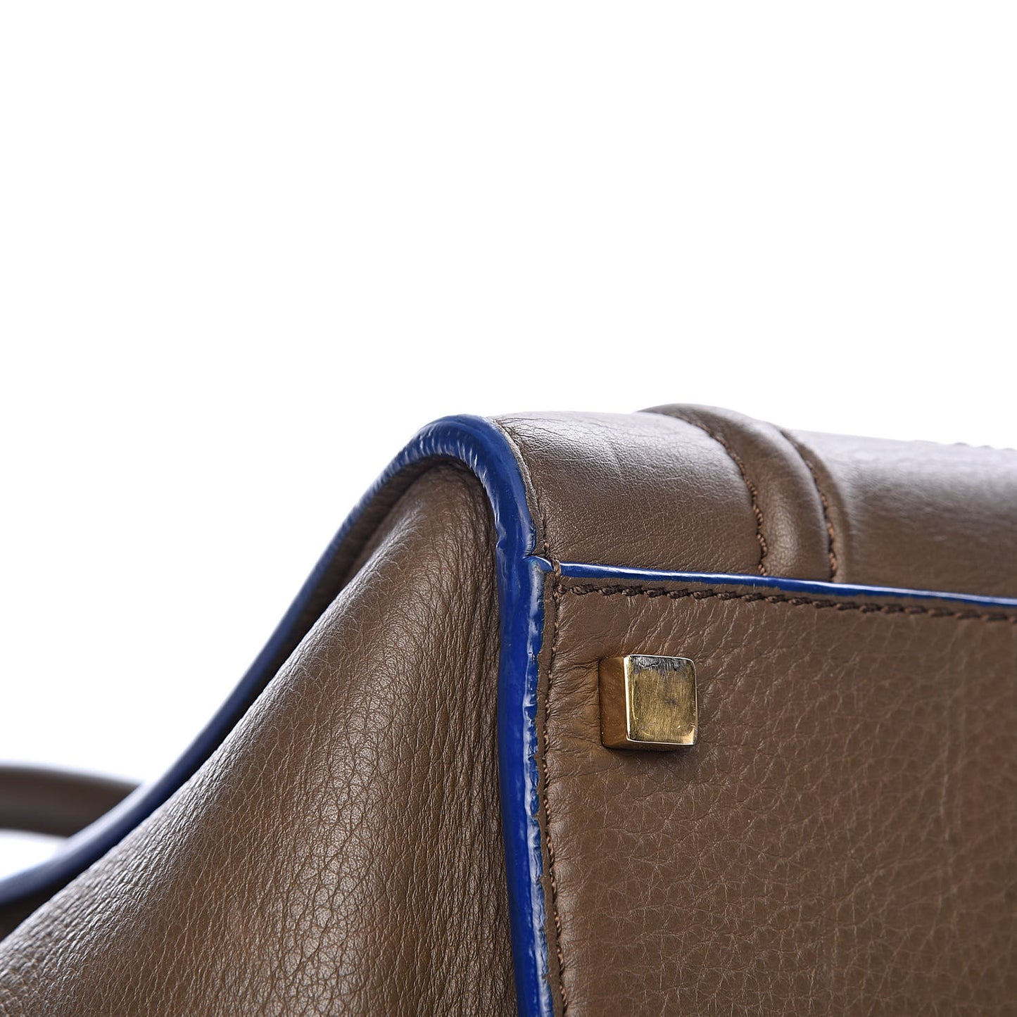 Baby Grained Calfskin Medium Phantom Luggage Khaki