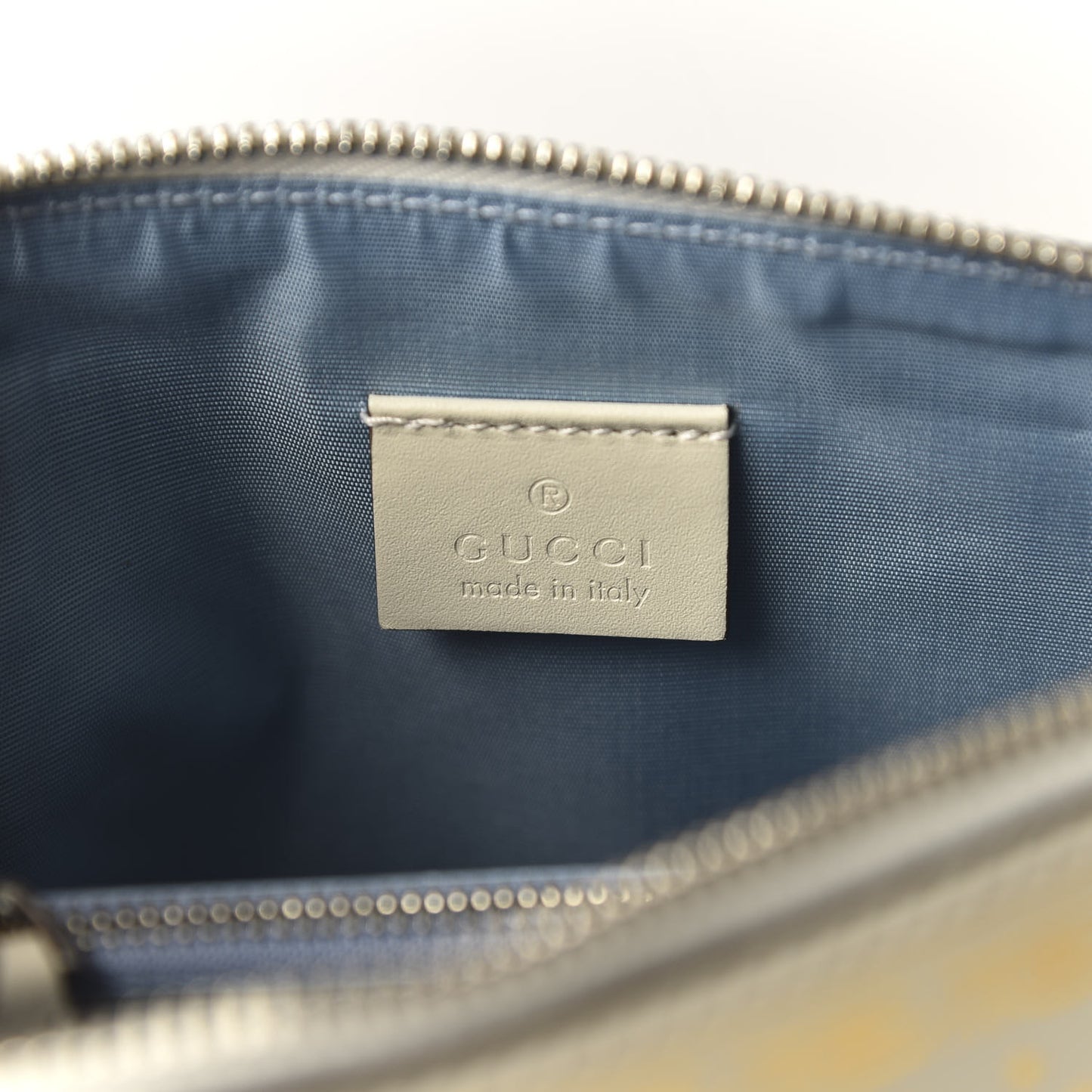 X SEGA Calfskin GUCCY Stars Mini Dome Shoulder Bag Mystic White Gold