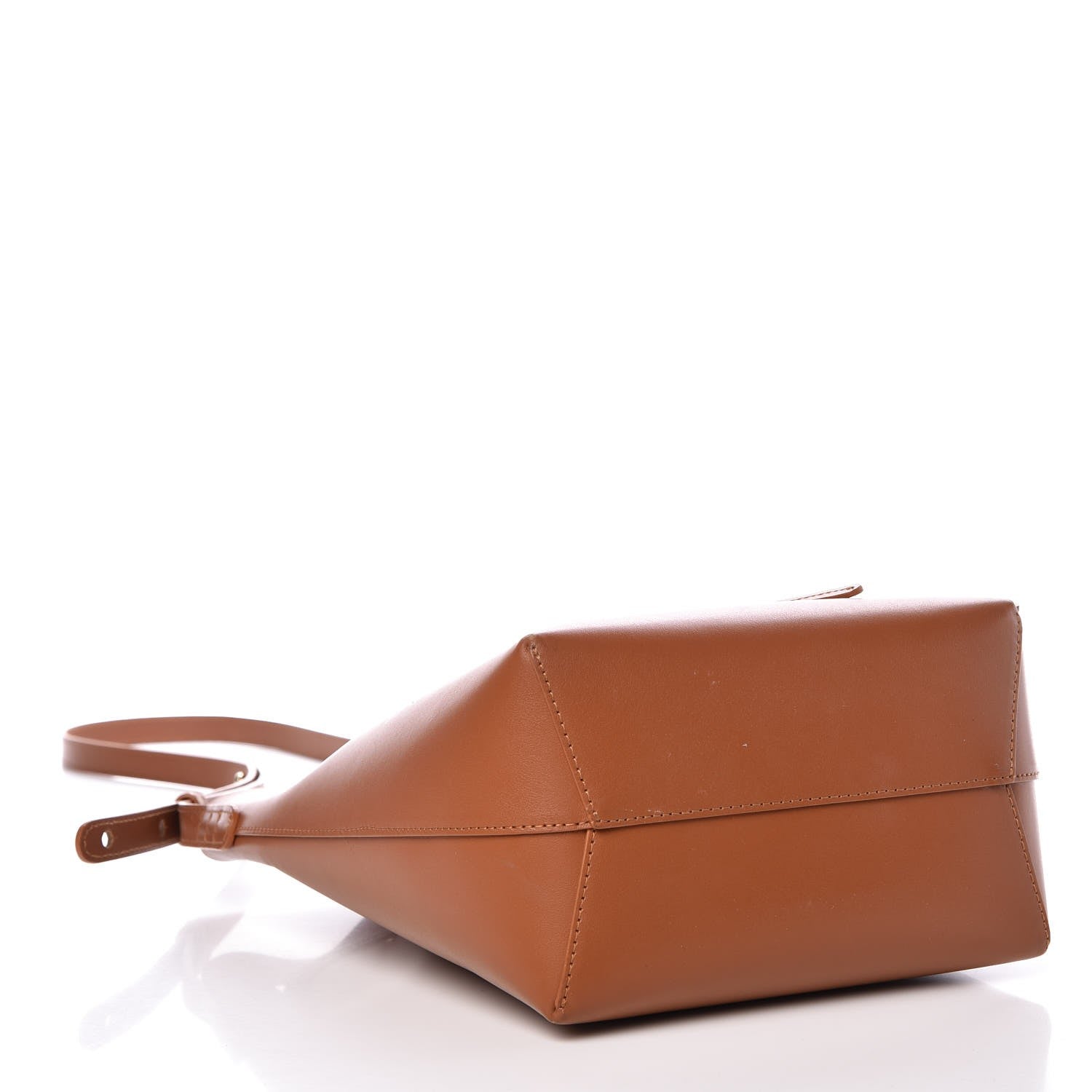 Mansur Gavriel Calfskin Mini Bucket Bag Saddle 4 of 12