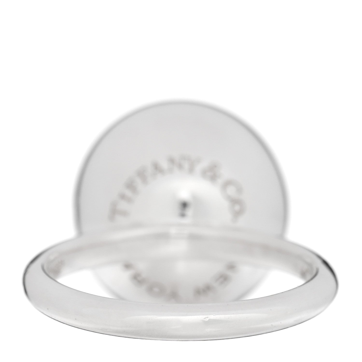 Tiffany Sterling Silver 15.75mm Hardwear Ball Ring 55 7.25 3 of 4