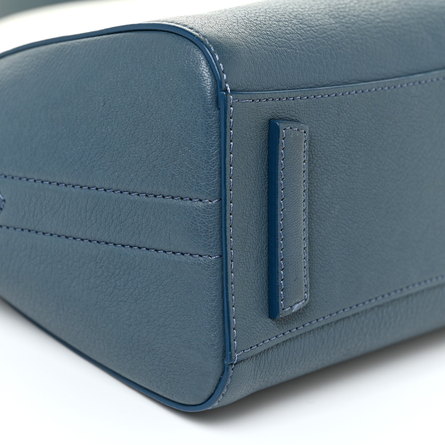 Sugar Goatskin Mini Antigona Oil Blue