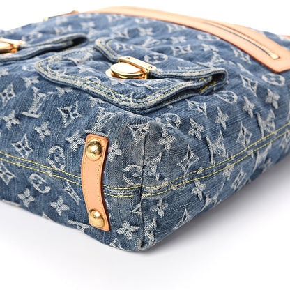 Louis Vuitton Denim Baggy GM Blue 8 of 8