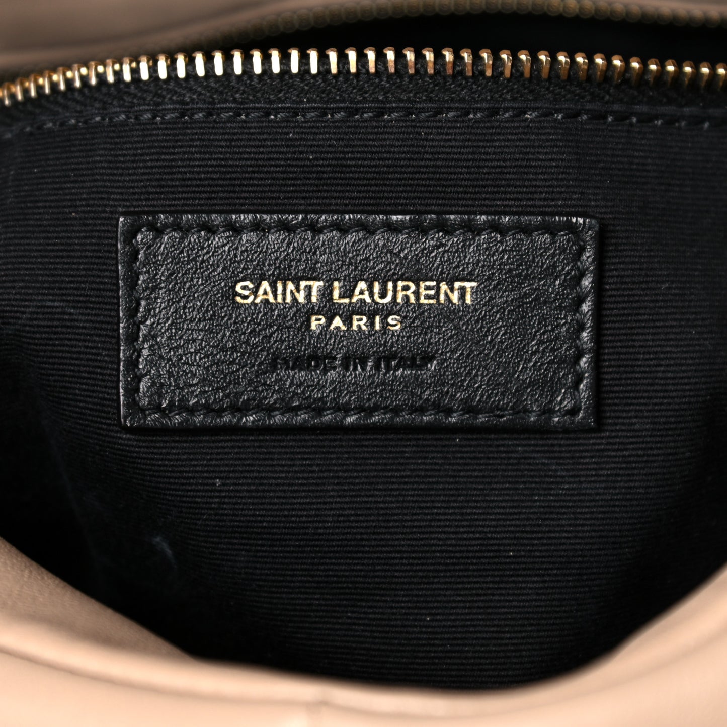 Lambskin Quilted Medium Loulou Puffer Monogram Chain Satchel Dark Beige