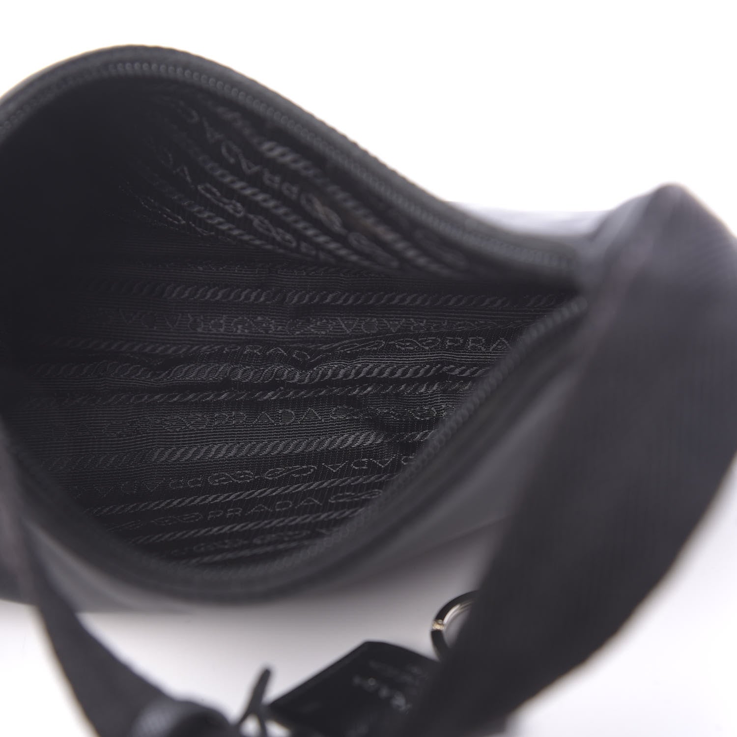 Prada Tessuto Nylon Mini Re-Edition 2000 Bag Black 5 of 10