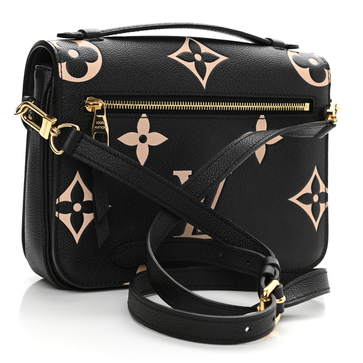 Louis Vuitton Empreinte Monogram Giant Pochette Metis Black Beige 3 of 9