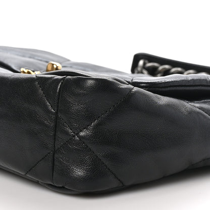 Chanel Goatskin Quilted Medium Chanel 19 Flap Black 9 of 10