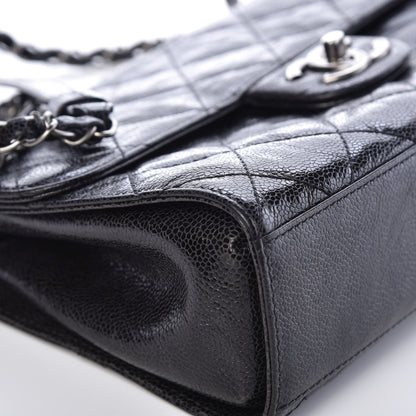 Chanel Crumpled Grained Calfskin Medium CC Crave Flap Black 12 of 15