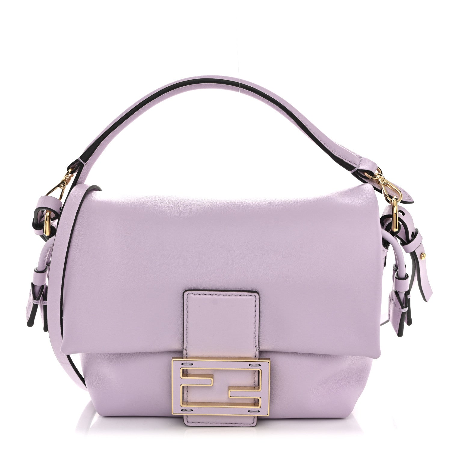 Fendi Nappa Small Mamma Baguette Purple 1 of 11