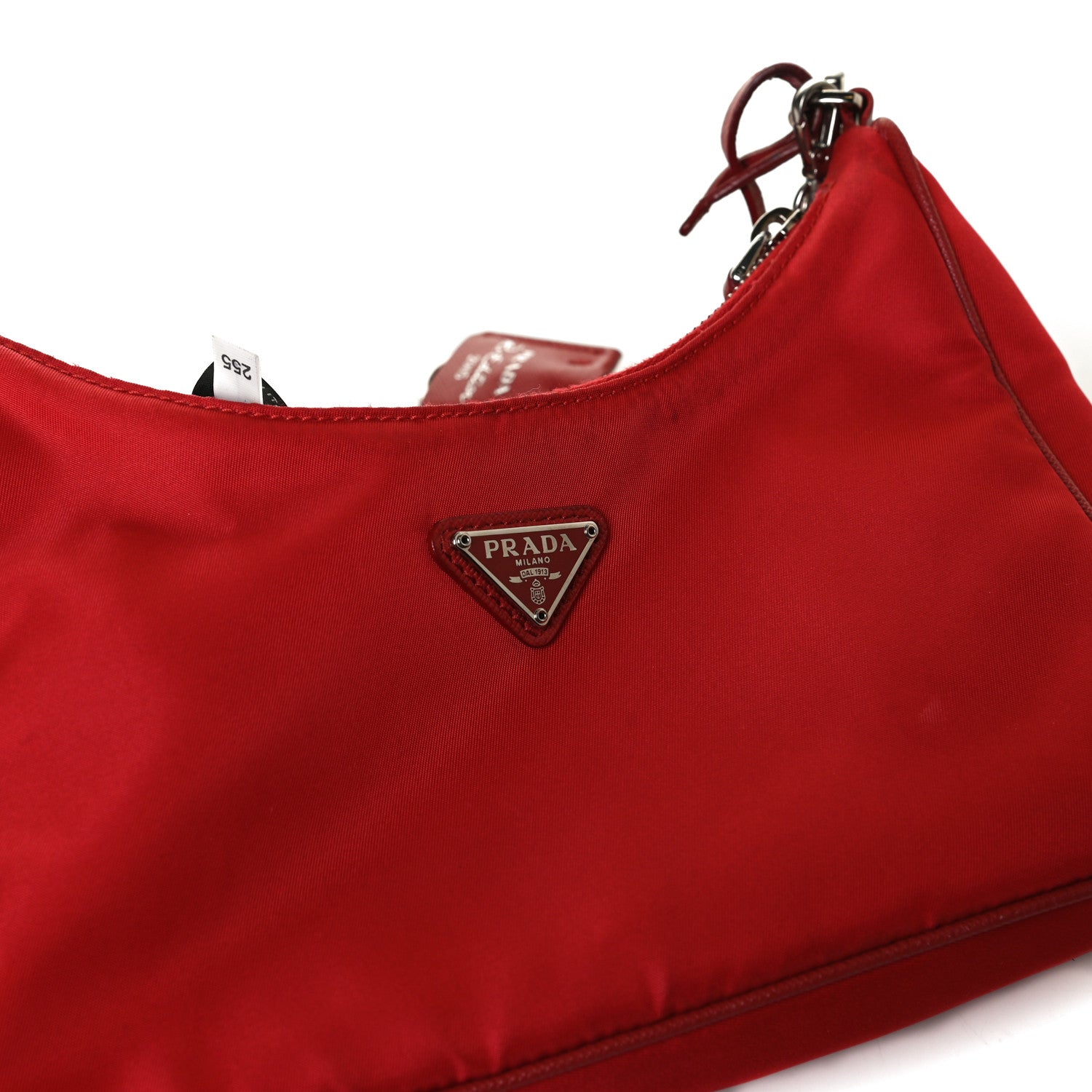 Prada Nylon Re-Edition 2005 Shoulder Bag Rosso 12 of 22