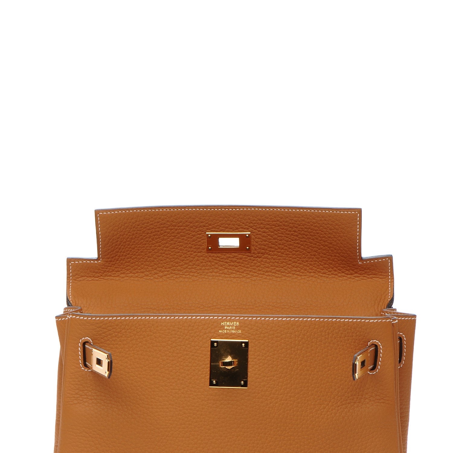 Hermes Taurillon Clemence Kelly Retourne 28 Toffee 20 of 29