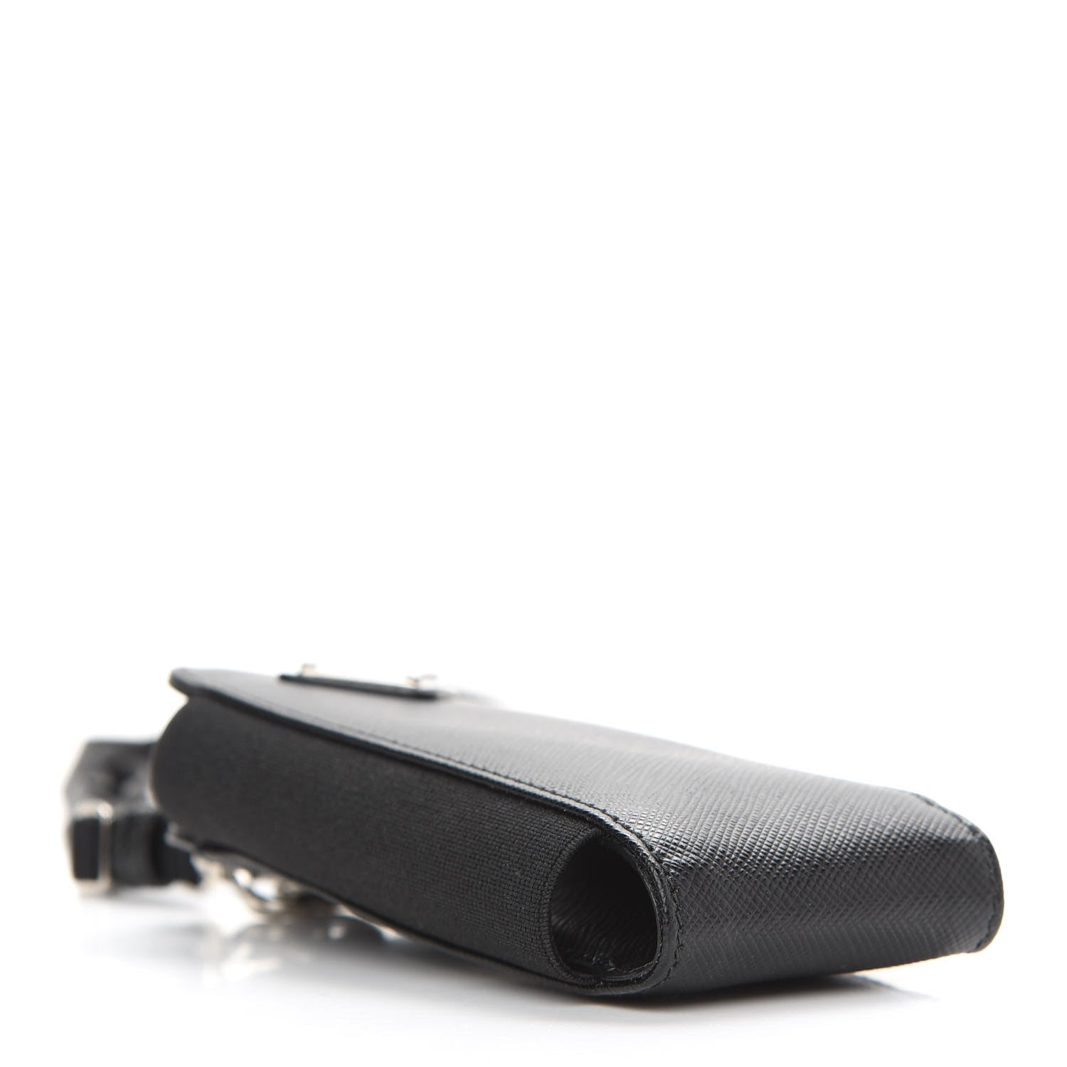 Prada Saffiano Phone Case Pouch Black 4 of 8