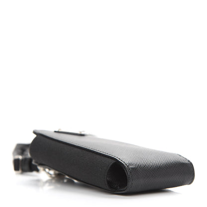 Prada Saffiano Phone Case Pouch Black 4 of 8