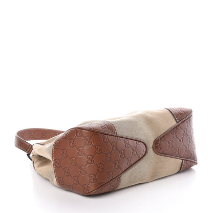 Gucci Canvas Guccissima Hobo Brown 4 of 10