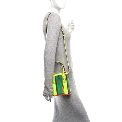 Christian Louboutin Patent Mini North South Cabata Tote Fluo Yellow 2 of 9