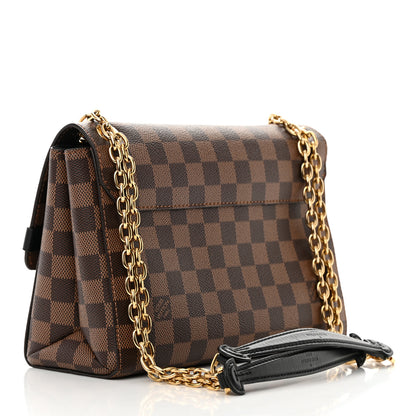 Louis Vuitton Damier Ebene Vavin PM Black 3 of 11