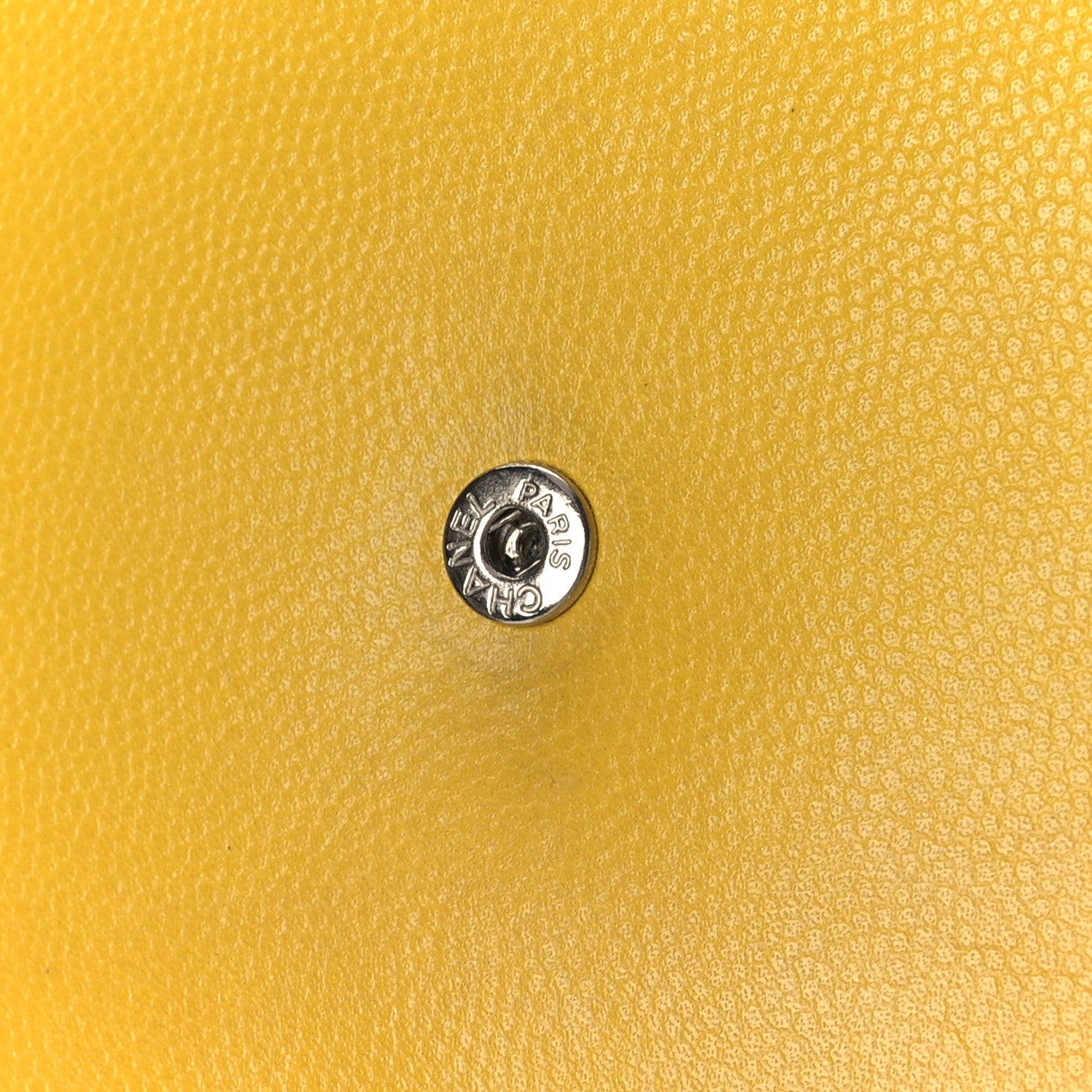 Chanel Caviar Sevruga Wallet on Chain WOC Yellow 10 of 10