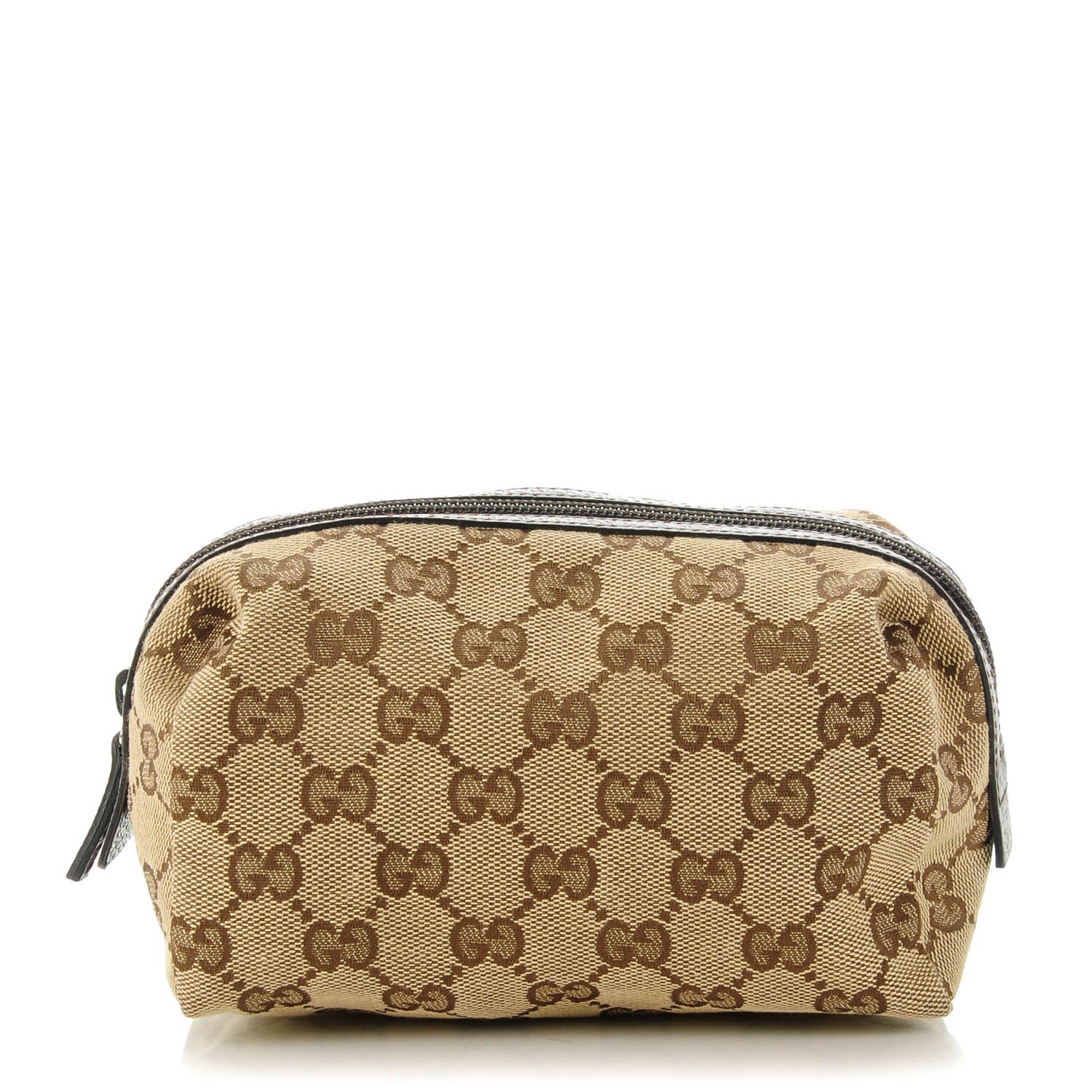 Gucci Monogram Large Cosmetic Case Brown 1 of 7