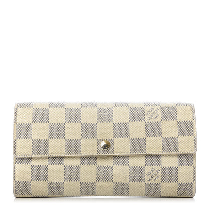 Louis Vuitton Damier Azur Sarah Wallet 1 of 12