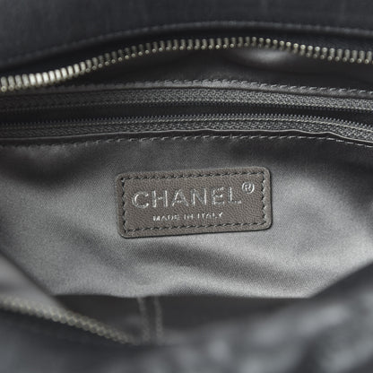 Chanel Lambskin Bubble Quilt Bowler Black 8 of 10