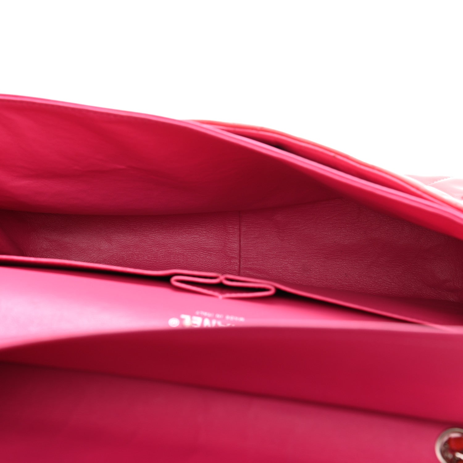 Chanel Patent Quilted Jumbo Double Flap Pink 5 of 15