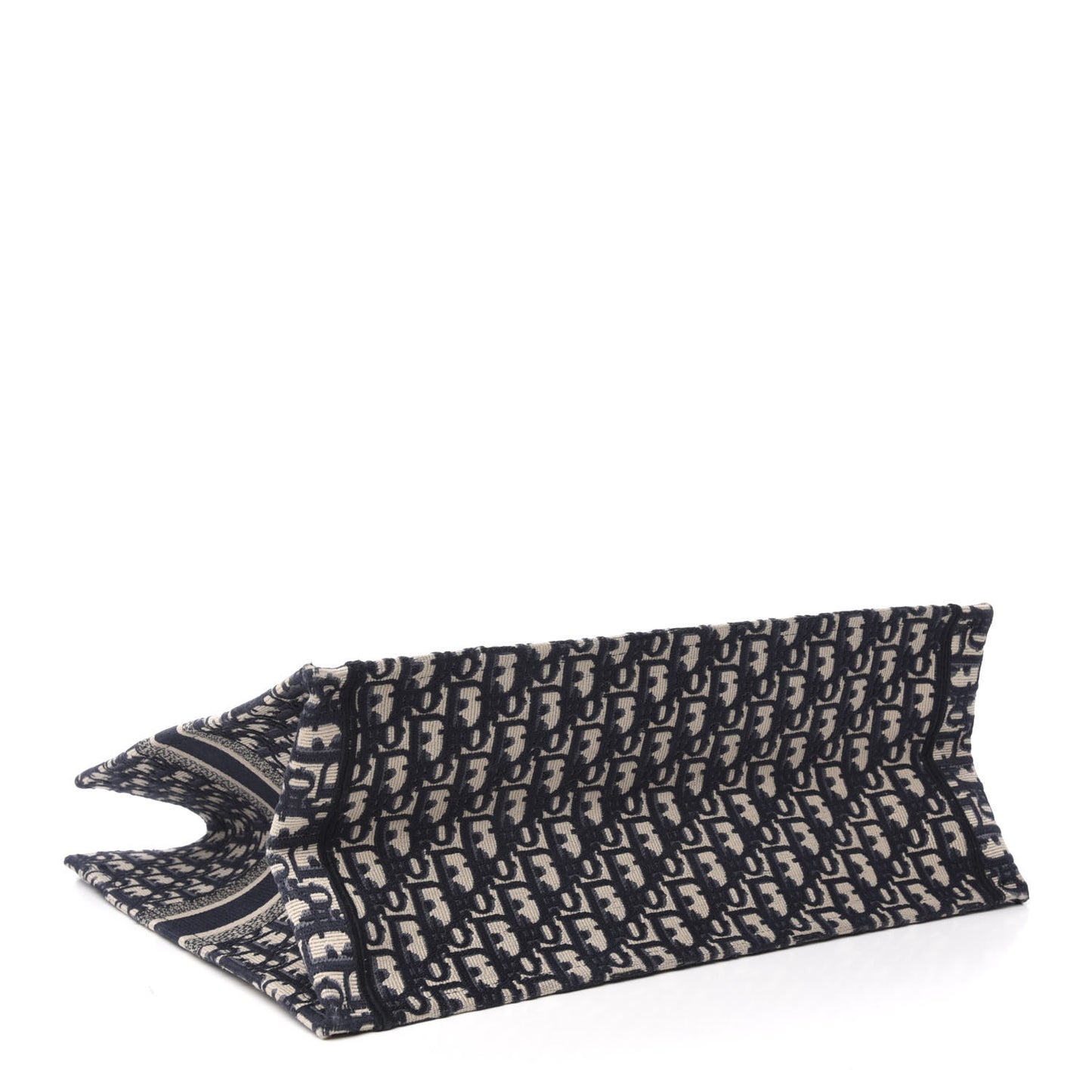 Oblique Book Tote Blue Multicolor