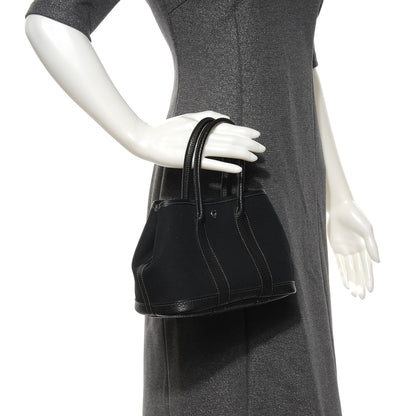 Hermes Toile Leather Garden Party TPM Black 2 of 6