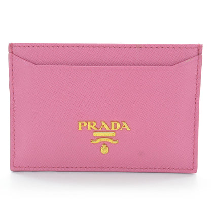 Prada Saffiano Metal Card Case Geranio 1 of 7