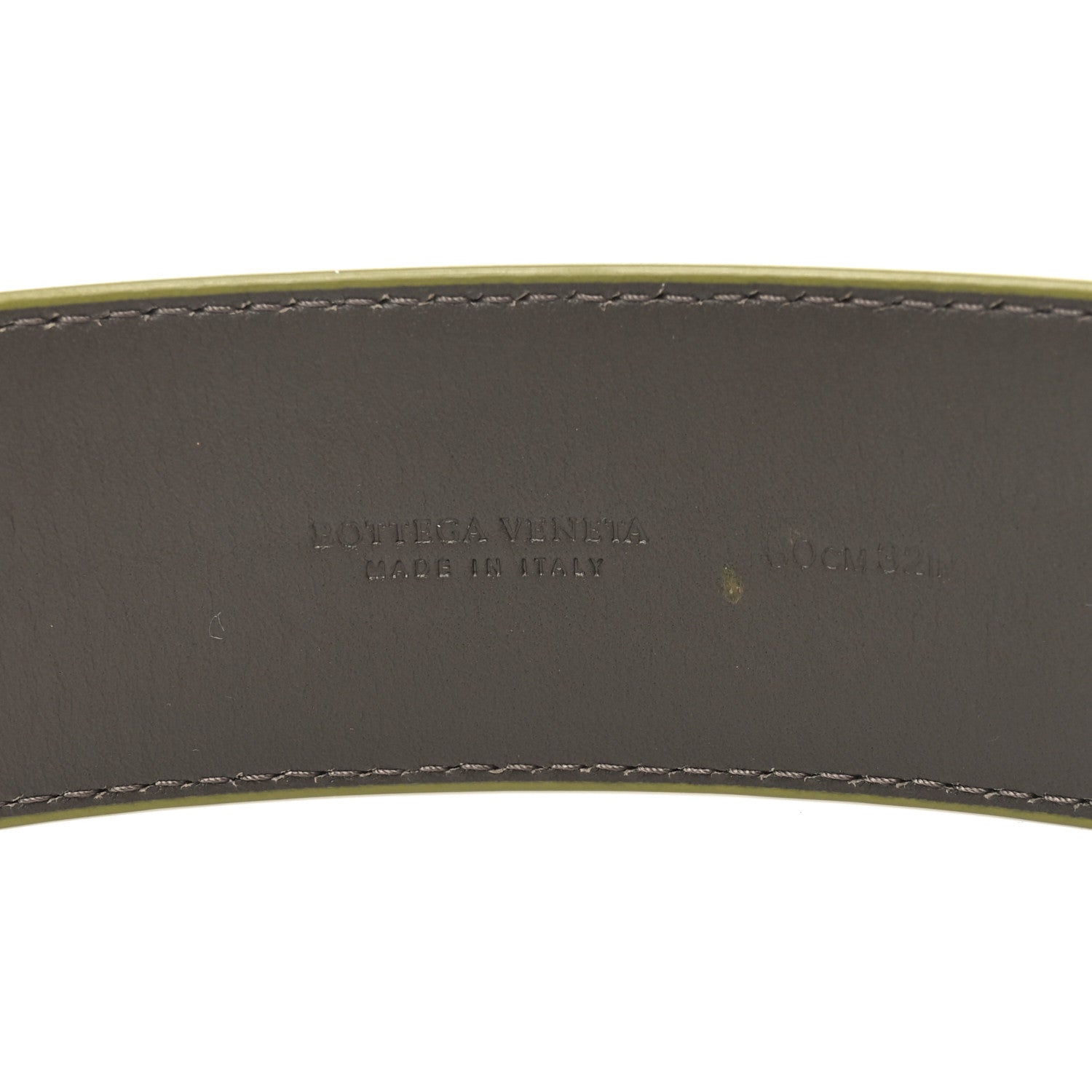 Bottega Veneta Nappa Western Belt 80 32 Green 3 of 3