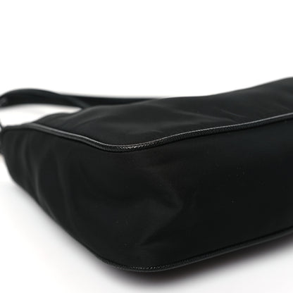 Prada Tessuto Nylon Saffiano Mini Re-Edition 2000 Bag Black 9 of 10