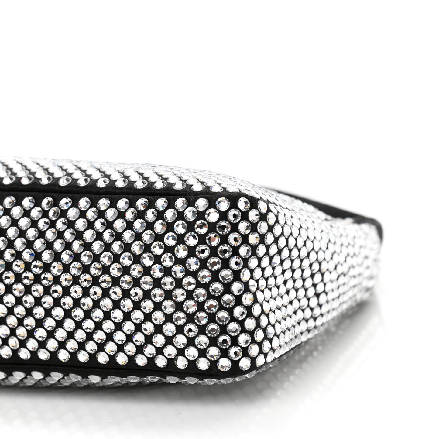 Satin Crystal Mini Re-Edition 2000 Bag Cristal