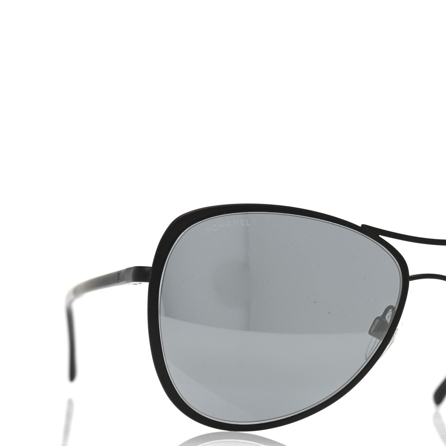 Chanel Pilot Summer Aviator Sunglasses 4223 Black 7 of 7