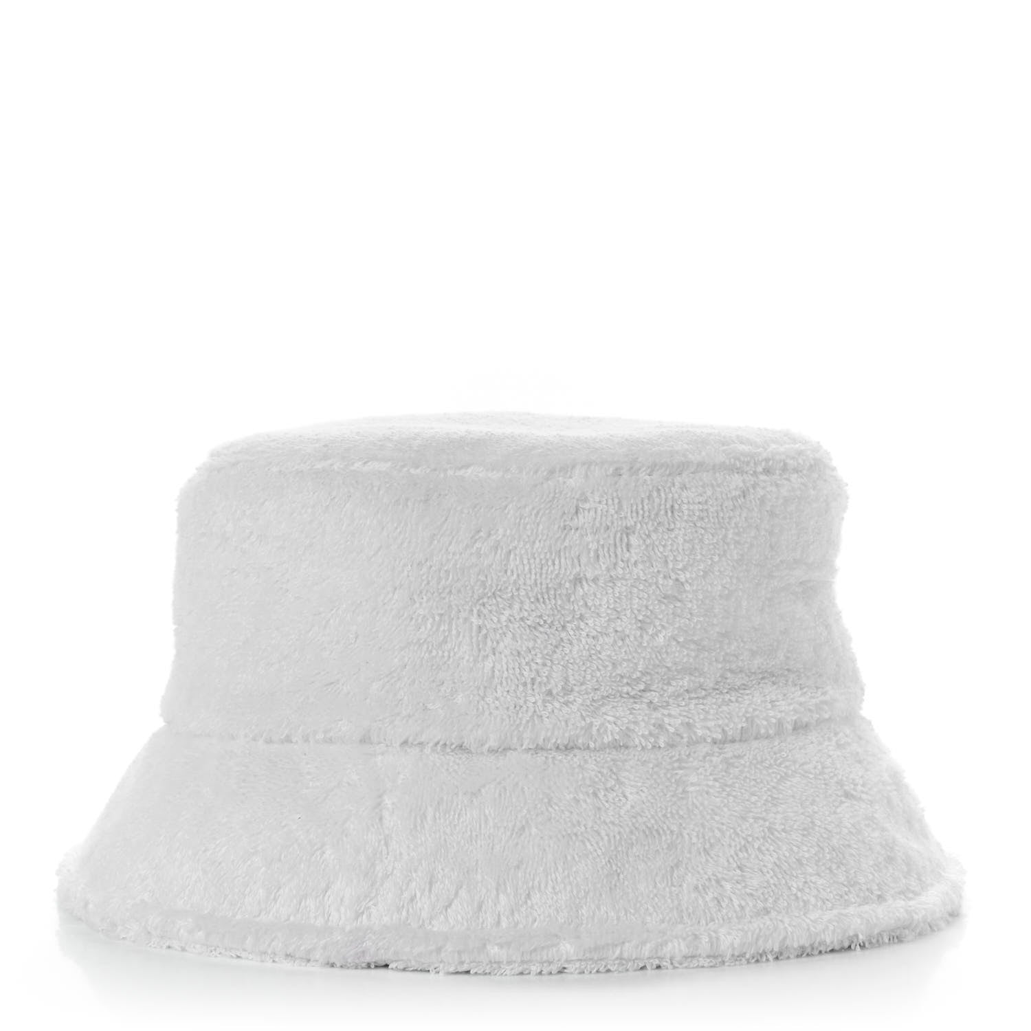 Chanel Terry Cloth CC Bucket Hat S White 6 of 8