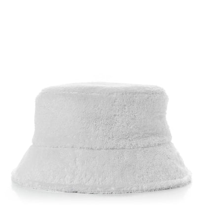 Chanel Terry Cloth CC Bucket Hat S White 6 of 8