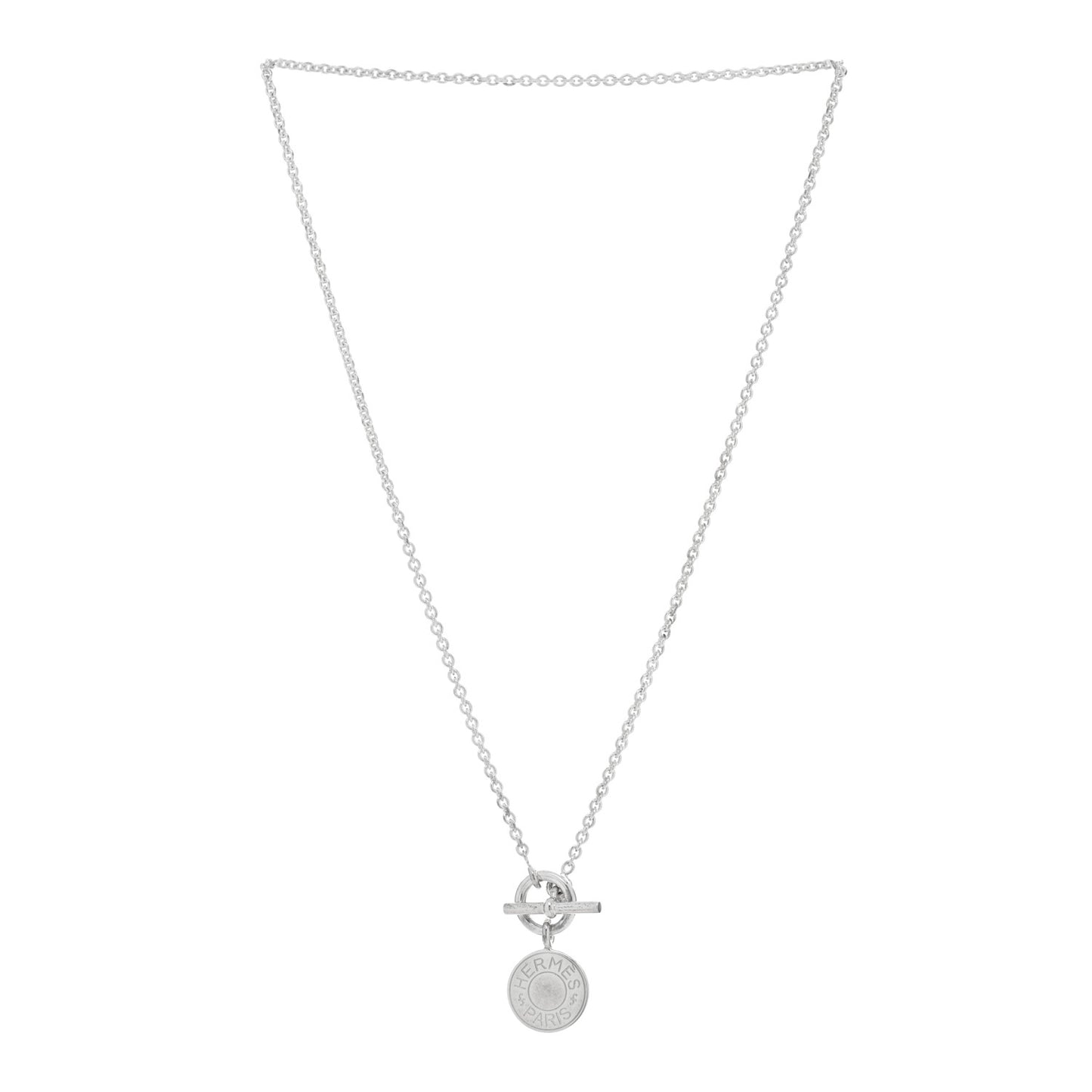 Sterling Silver Amulettes H Confettis Pendant Necklace
