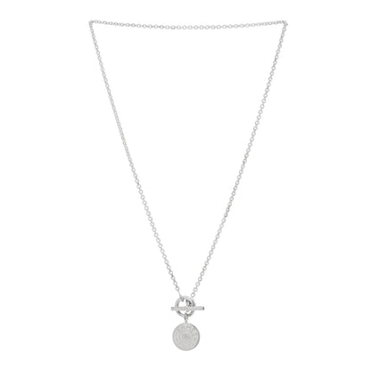 Hermes Sterling Silver Amulettes H Confettis Pendant Necklace 3 of 5