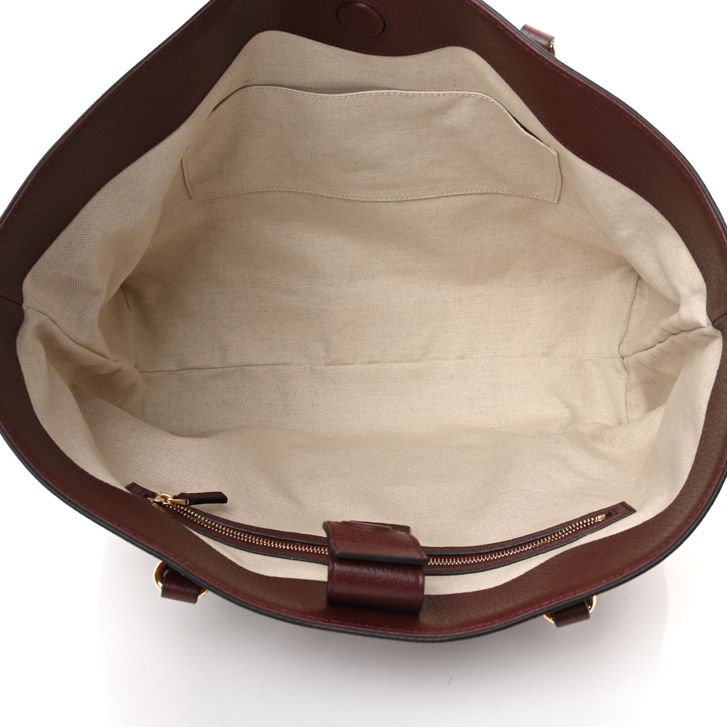 Monogram Textured Dollar Calfskin Web Medium Ophidia Shopping Tote Sahara Rubino Chardonnay