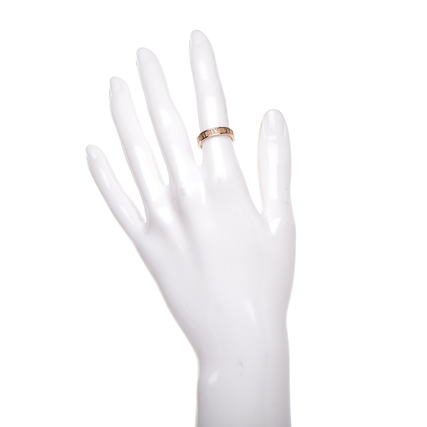 Tiffany 18K Rose Gold Atlas Ring 48 4.5 2 of 5