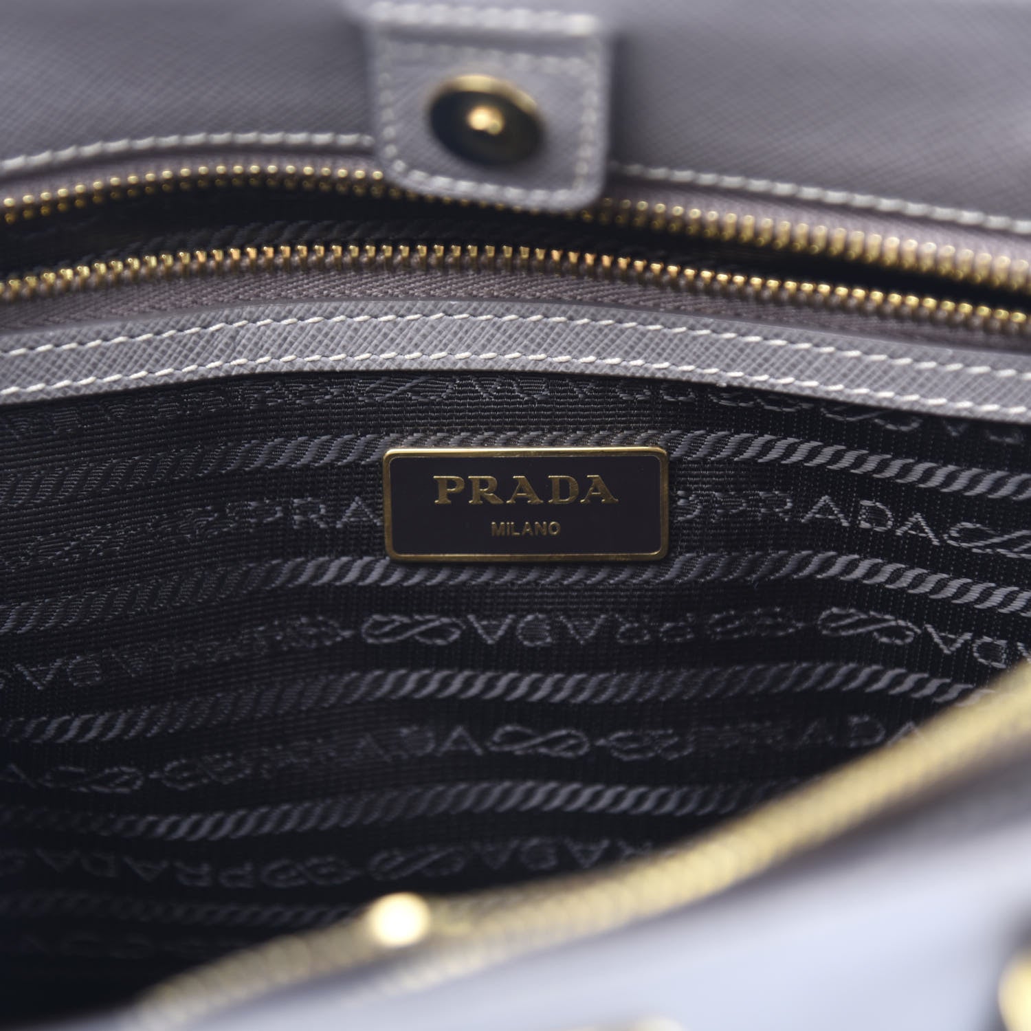 Prada Saffiano Lux Medium Tote Argilla 8 of 10