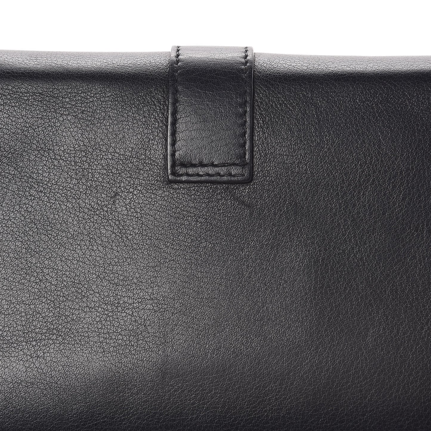 Calfskin Monogram Zip Around Wallet Black