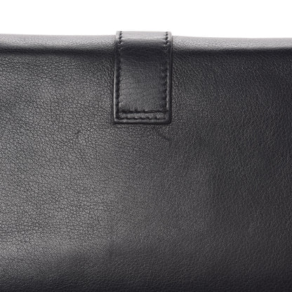 Saint Laurent Calfskin Monogram Zip Around Wallet Black 7 of 8