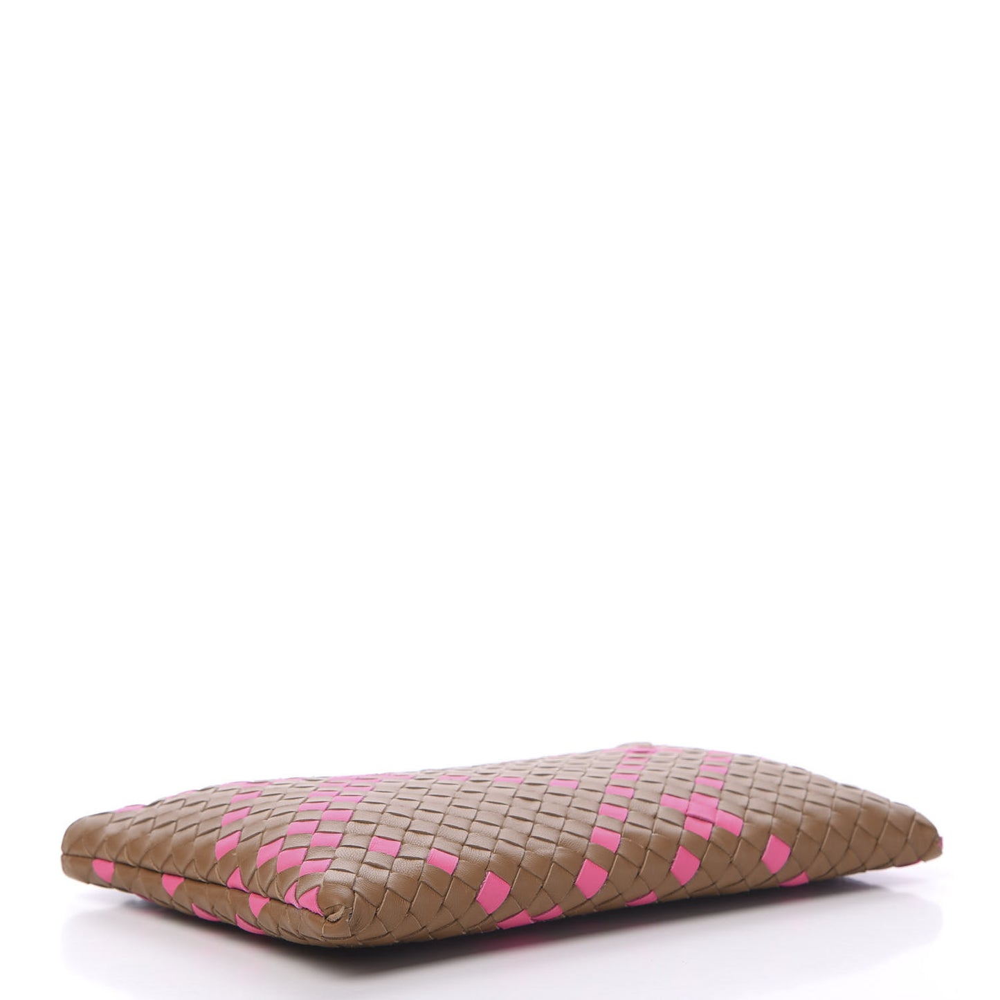 Nappa Intrecciato Pouch Brown
