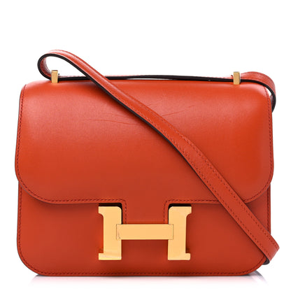 Hermes Tadelakt Constance 18 Capucine 1 of 12