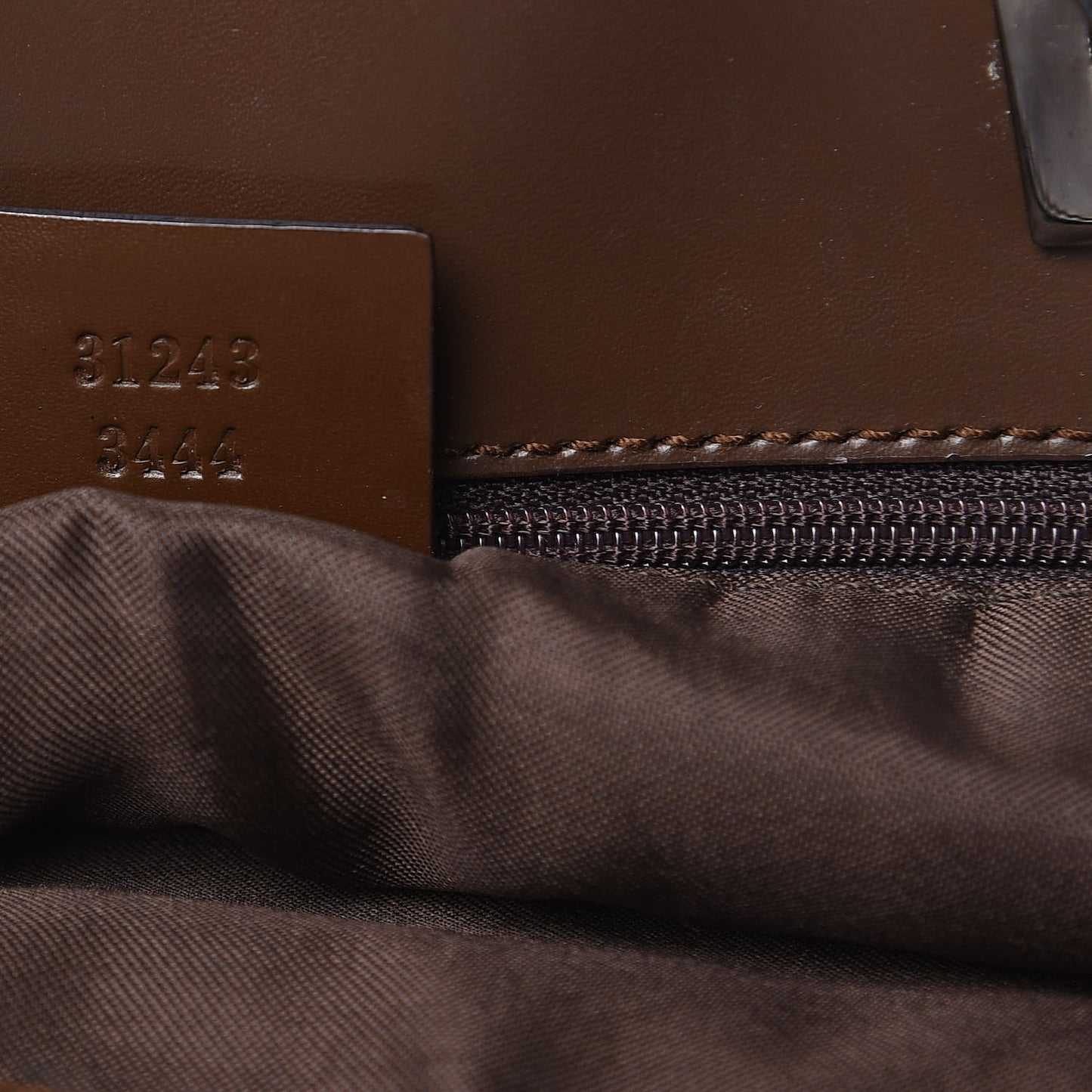 Monogram Large Bucket Tote Dark Brown