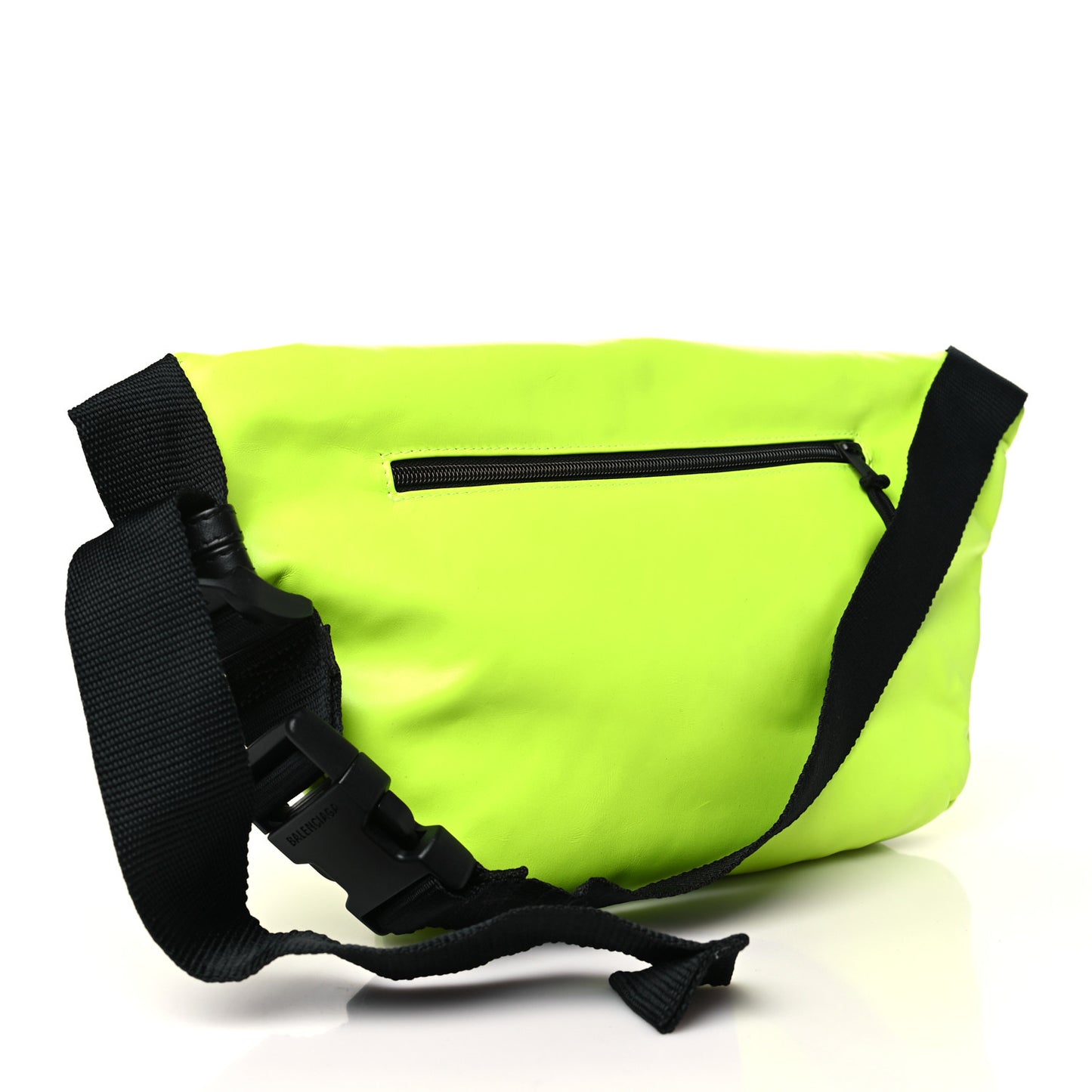 Nappa Calfskin Puffy Belt Bag Fluo Yellow