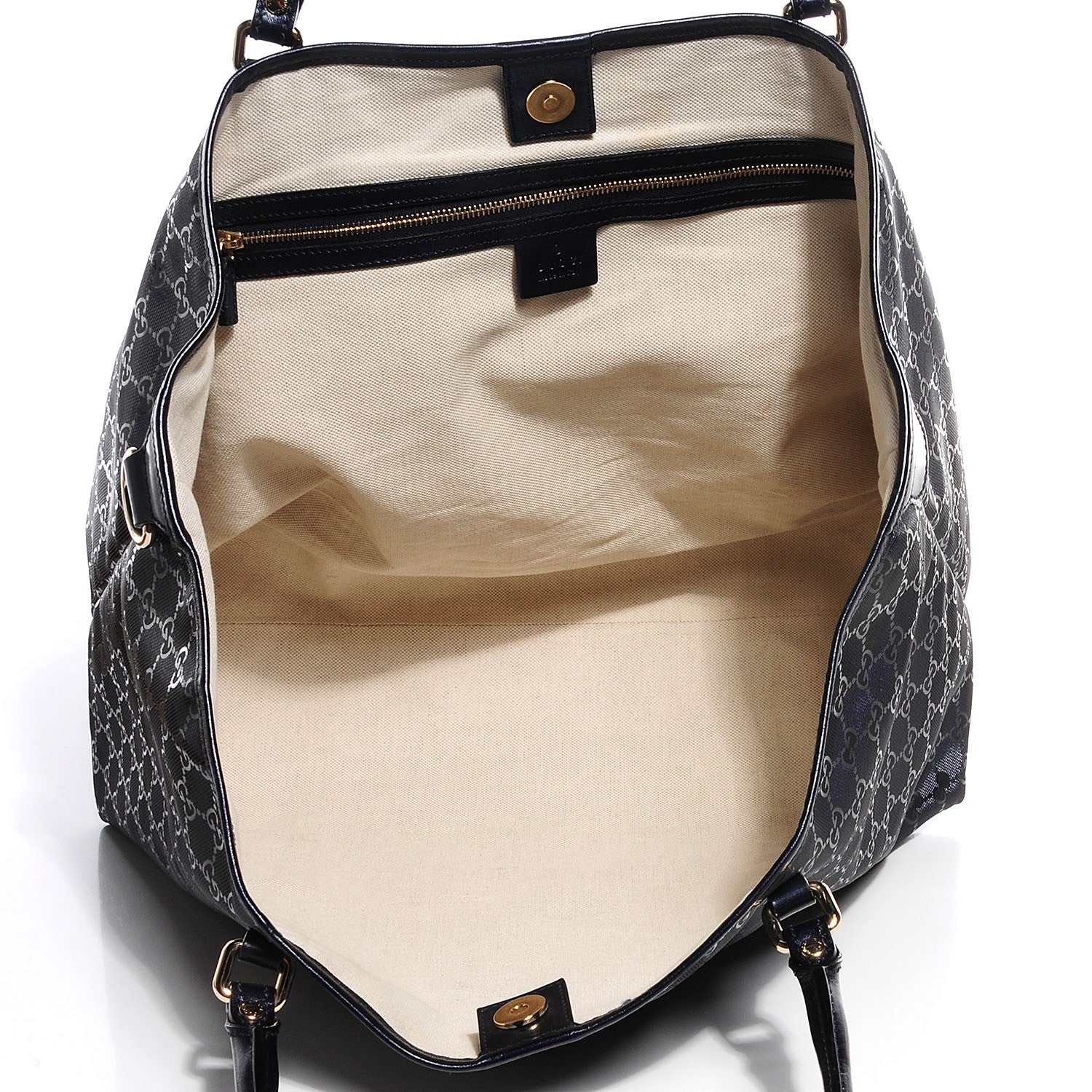 Gucci Imprime Monogram Medium Joy Tote Blue 9 of 9