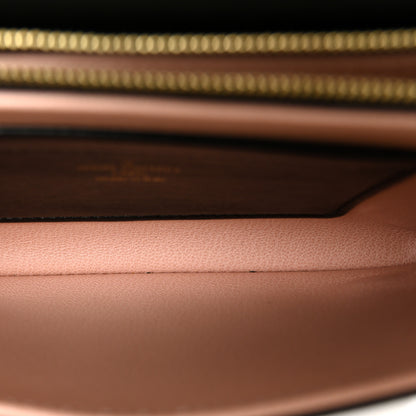 Louis Vuitton Lambskin Embossed Monogram Pochette Coussin Black 5 of 10