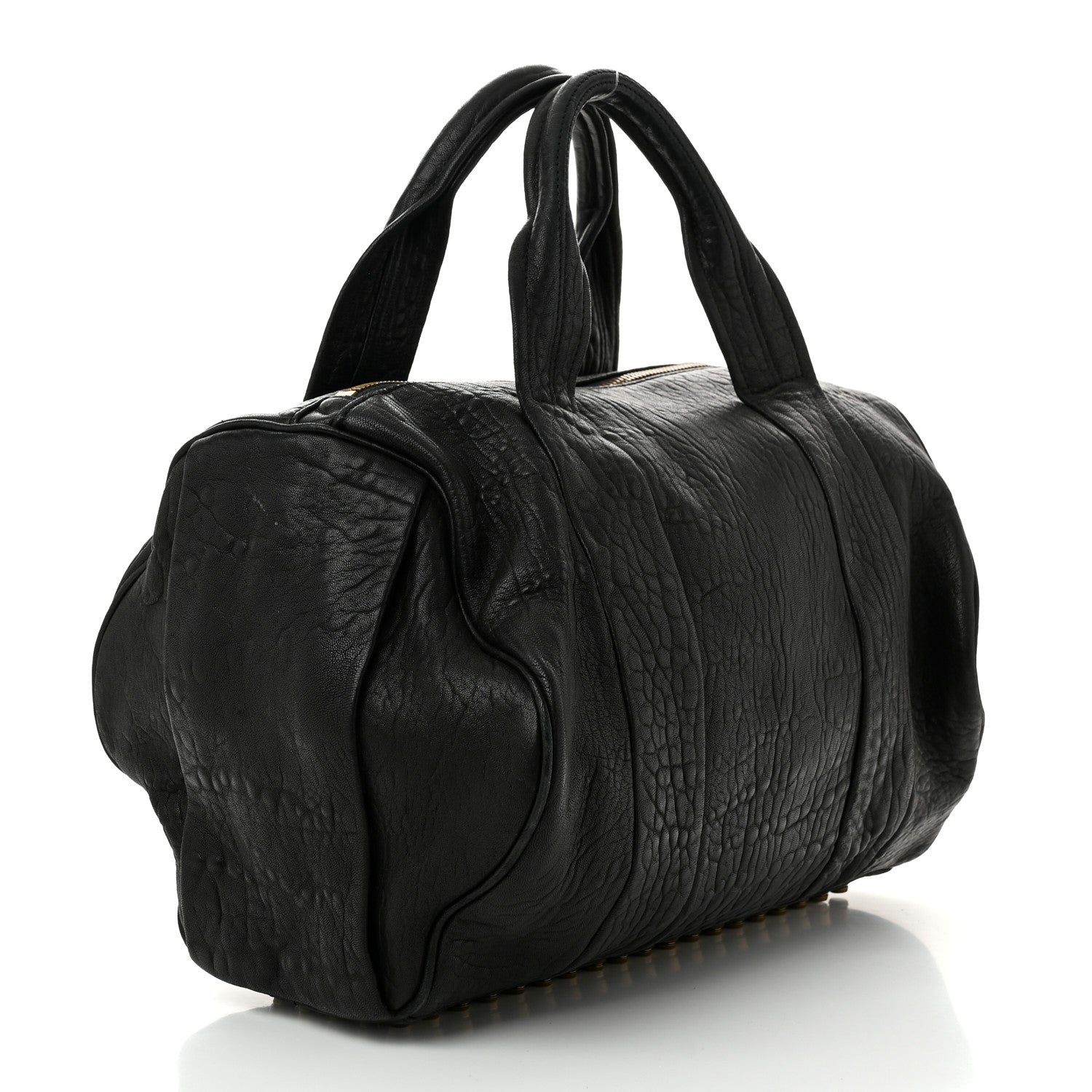 Alexander Wang Pebbled Lambskin Rockie Antique Brass Hardware 2 of 9