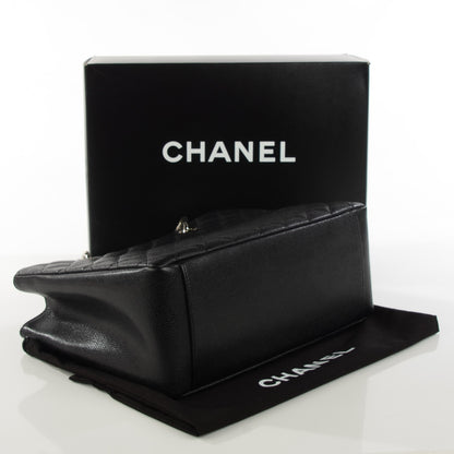 Chanel Caviar Quilted Grand Shopping Tote GST Black 4 of 7