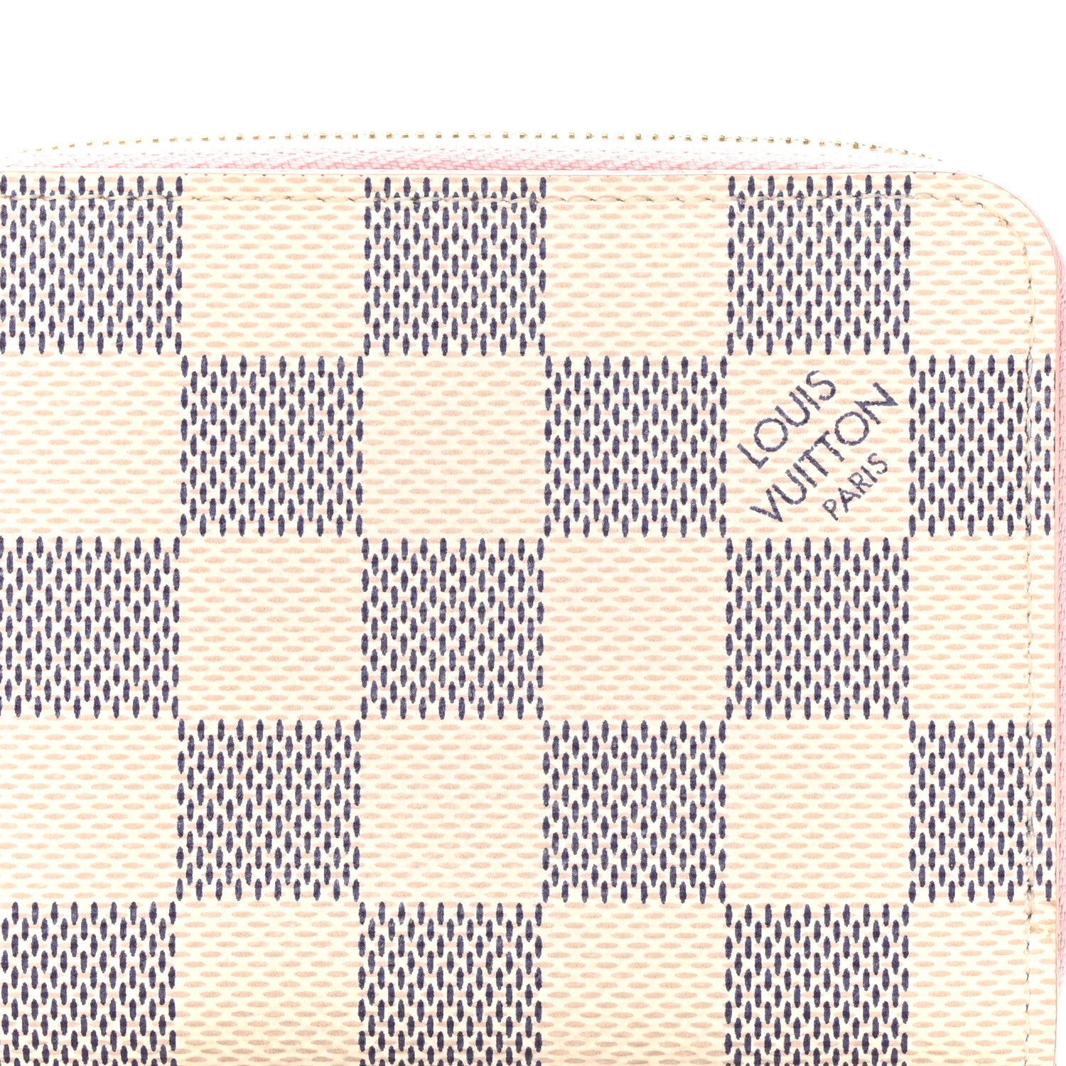 Louis Vuitton Damier Azur Zippy Coin Purse Rose Ballerine 7 of 7