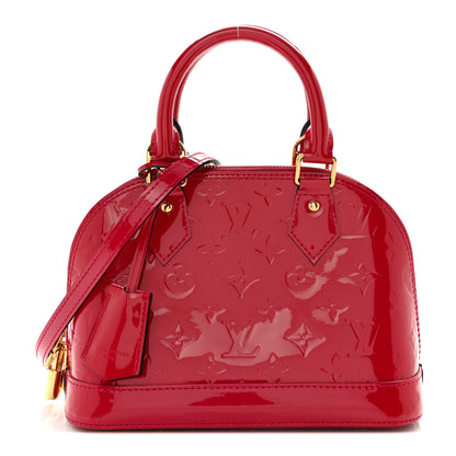 Louis Vuitton Vernis Alma BB Cherry 1 of 9